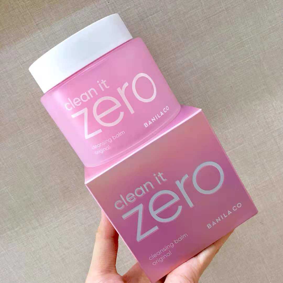 韩国爆款banilaco zero芭妮兰粉色款卸妆膏100ml 卸妆霜温和致柔