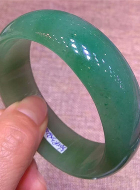 养人玉石手镯天然绿东陵玉手镯