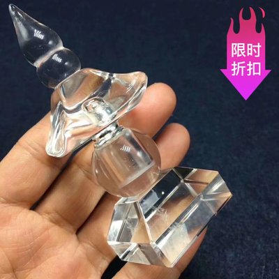 天然白水晶舍利塔摆件舍利子