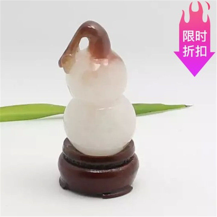 天然俏色南红玛瑙葫芦摆件手把件送父母健身玉髓福禄平安吉祥果实