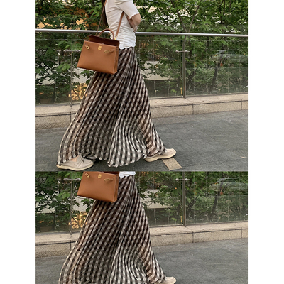 DUCHUNZIbc私服半裙斜裁大裙摆