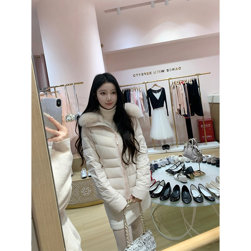 DUCHUNZI韩女排骨三星羽绒服