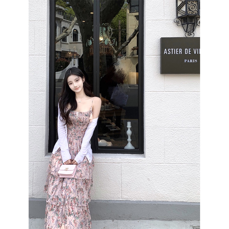 DUCHUNZI 等了超久的一件 流苏蛋糕吊带裙夏季新款收腰显瘦度假裙,女装/女士精品,连衣裙,淘宝优惠券,粉丝福利购,淘宝优惠卷