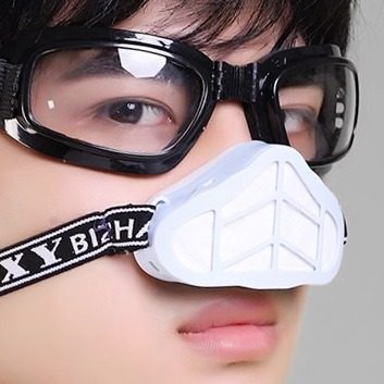 四阀门简呼吸鼻子防尘罩