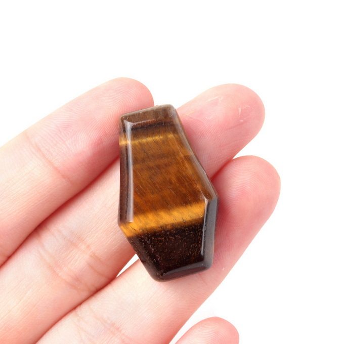 【茜茜珠饰】天然水晶玛瑙迷你棺摆件