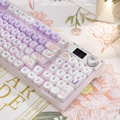 狼蛛F98pro三模有线无线机械键盘