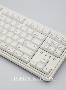 mac苹果风键帽日文字根小全套遮光拉满pbt热升华61/64/68/87/104