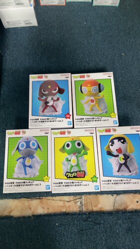 日版现货眼镜厂 keroro军曹 20周年 Keroro小队 景品手办