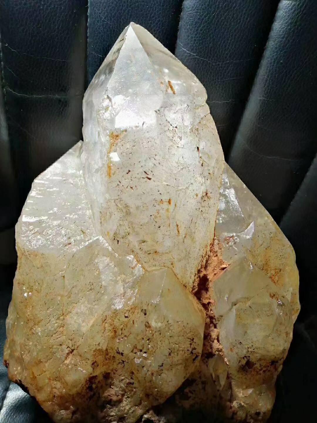 天然白水晶原石原矿摆件