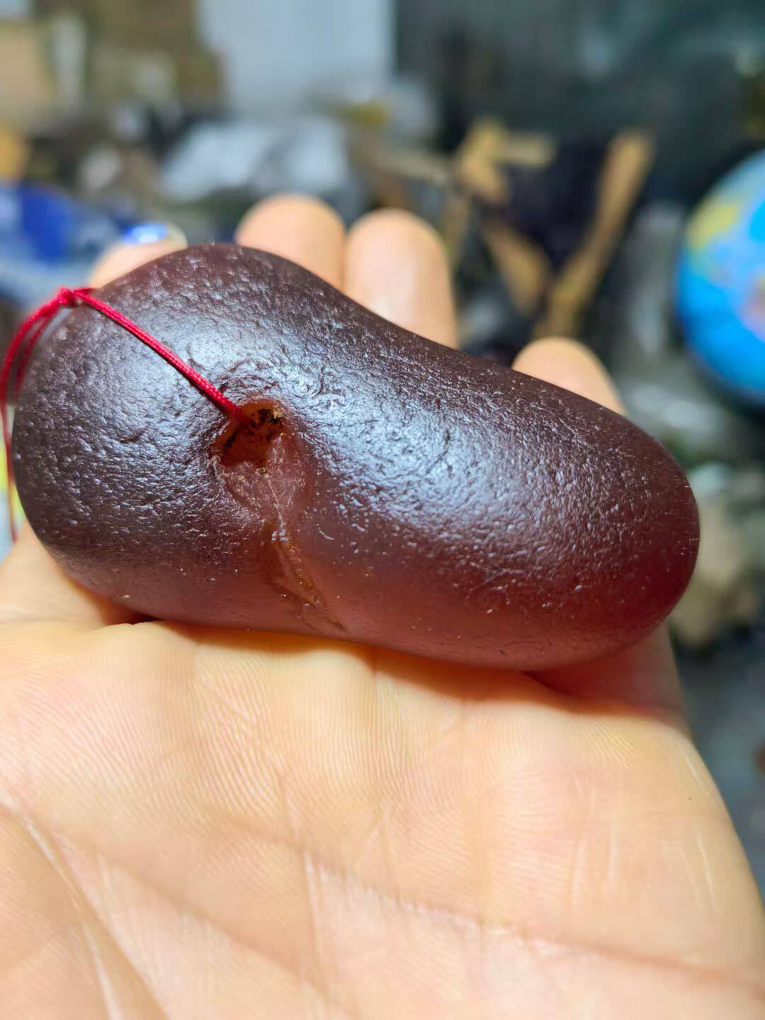 马达加斯天然玛瑙原石籽料象形马头天然孔玛瑙