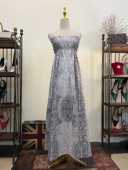 有胸垫限时福利 女装 日单海边度假新款 绝美性感裹胸连衣裙长裙夏季