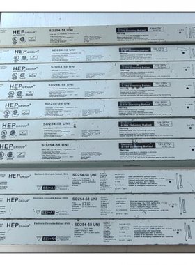 灯具拆机 德国HEP T8 H形 2*54-58W 智能型 电子镇流器 0-10V调光