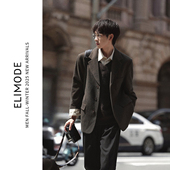 精纺高支羊毛混纺易打理复古休闲西装 ELI 爱丁堡记 外套西服秋