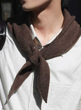 Eli 【爱尔兰日记】羊毛围脖针织围巾松弛感三角领巾搭配披肩