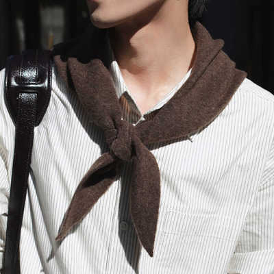 Eli 【爱尔兰日记】围脖针织保暖围巾松弛感三角领巾搭配披肩