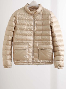 798仓库 12.15 女款 一手长短款收腰鹅绒夹克2A23056