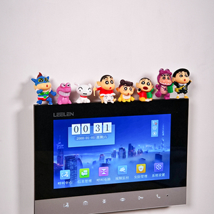 可爱入户墙上可视门铃装饰摆件墙面对讲电话边框遮挡饰品2025新款