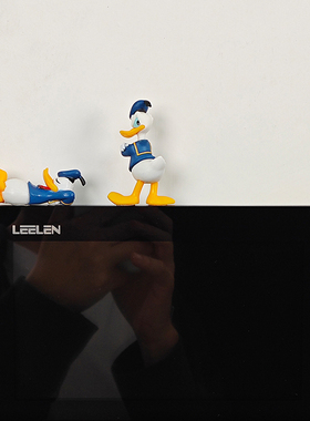 入户可视门铃装饰小摆件墙上对讲电话面板遮挡美化墙贴玩偶可爱