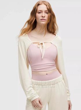 lululemon BeCalm Shrug 25年新款女士长袖披肩瑜伽健身上衣