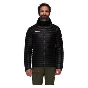 代购Mammut男士羽绒服保暖轻量可压缩保暖外套连帽长袖户外夹克