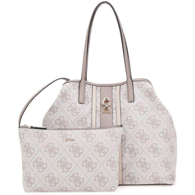 代购GUESS女士手提包大容量可拆卸肩带多隔层日常携带浅色,箱包皮具/热销女包/男包,手拿包,淘宝优惠券,粉丝福利购,淘宝优惠卷