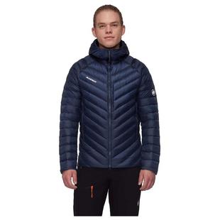 代购Mammut男士羽绒服保暖防风可压缩保暖外套连帽长袖户外夹克