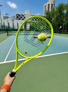 Wilson Clash 100L V2威尔胜巴黎限定荧光黄色霓虹粉色网球拍代购