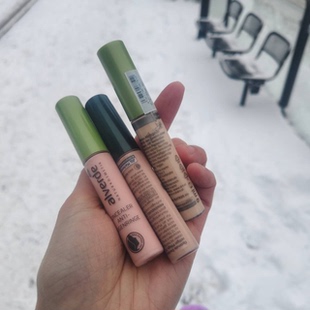 德国代购alverde艾薇德红血丝黑眼圈植物孕妇强遮瑕膏遮瑕液棒