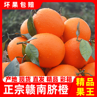正宗赣南脐橙精品果5斤江西橙子新鲜应季水果整箱甜手剥橙10包邮
