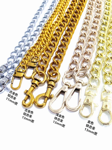 Сумка, ремешок для сумки, металлическая сменная модная цепь, 13mm