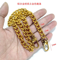 Золотая металлическая цепь, 11mm