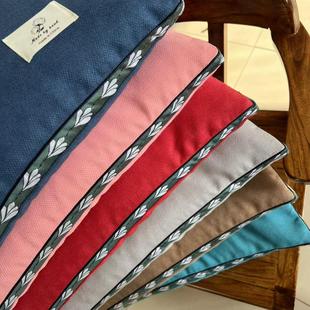 麻绒枕套长方形单人枕头套学生宿舍午休枕芯套颈椎枕套可拆洗枕皮