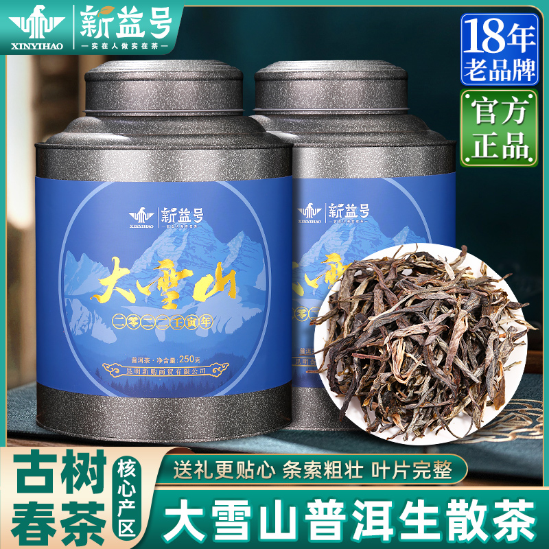大雪山古树2022年早春茶普洱生茶