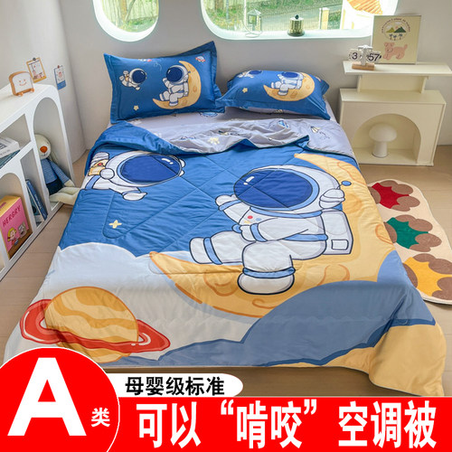 真丝夏季凉感丝空调被四件套