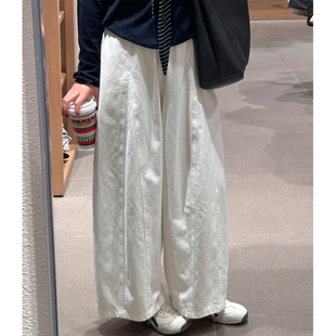 梨型身材九分休闲阔腿裤女大码春夏2026新款胖妹妹宽松显瘦气球裤