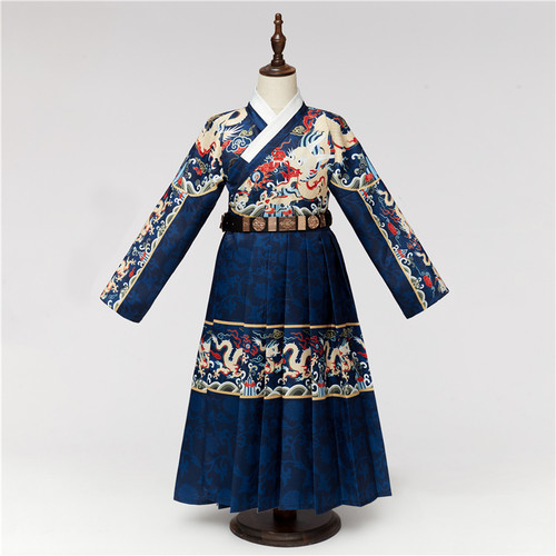 飞鱼服男童锦衣卫古装汉服贴里