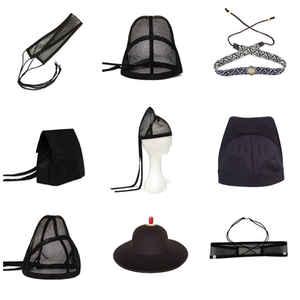 儿童汉服帽子古装发饰男宝宝头饰幞头唐制中国风表演网格帽夏季新