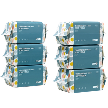 KUB可优比婴儿洗脸巾绵柔巾手口专用宝宝干湿两用新生儿非棉柔巾实付78元到手包邮