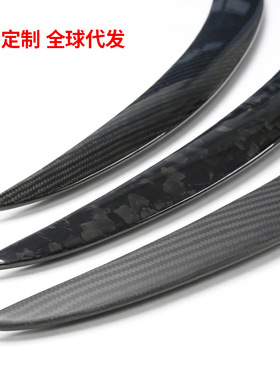 适用于特斯拉Model3YS干碳纤维尾翼高性能P版压翼定风翼美站热销