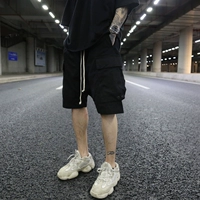 Diablo Wind Tailing Pocket Pocket Laise Hanging Complocker Worker Shorts Tide Men's Leisure Haron Pants