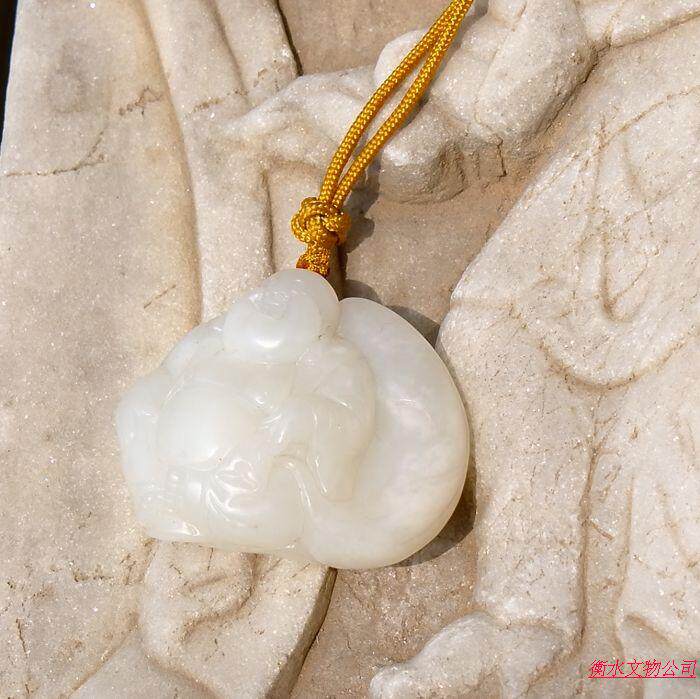6212 natural Old jade Stock natural Xinjiang Nephrite  Suet White jade Seed material Qing Buddha Gong Pendant Pendantin the Jewelry/Diamond/Jade/Gold , And nephrite , Choker  category - from Buy2taobao.com to provide professional Taobao agent buy service