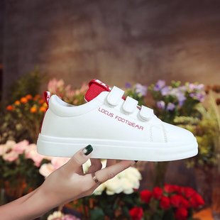 女2025春夏季 运动鞋 新款 潮流皮面运动学生休闲百搭板鞋 韩版 小白鞋