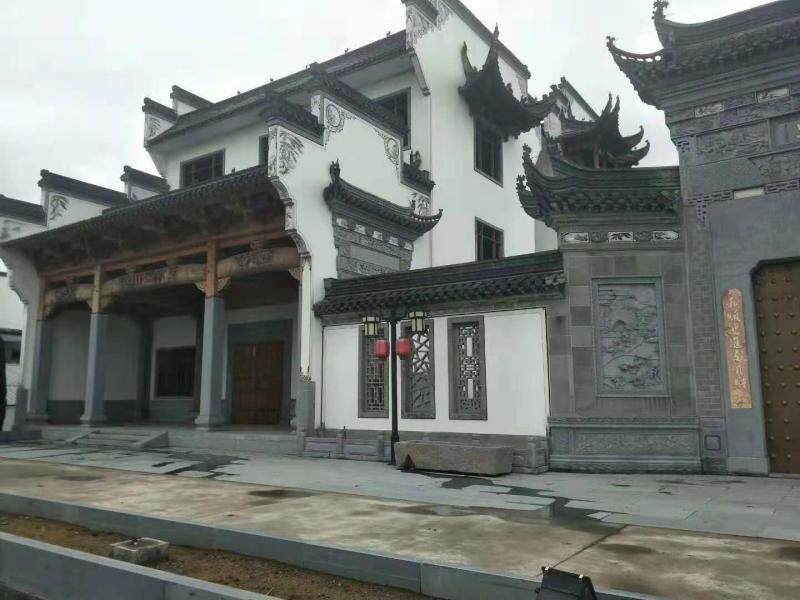 古建材浮雕定制砖雕古建砖雕门楼来图可定制仿古木雕徽派门楼