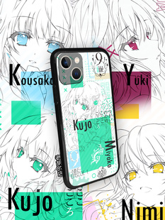 老胡 14红米60玻璃手机壳套 店9nine九条都新海天春风希亚iPhone