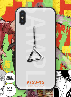 老胡的店电链锯人chainsaw man周边苹果华为三星玻璃软硅胶手机壳