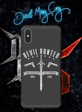鬼泣DevilMayCry5恶魔猎人但丁周边iqoo苹果华为小米9玻璃手机壳