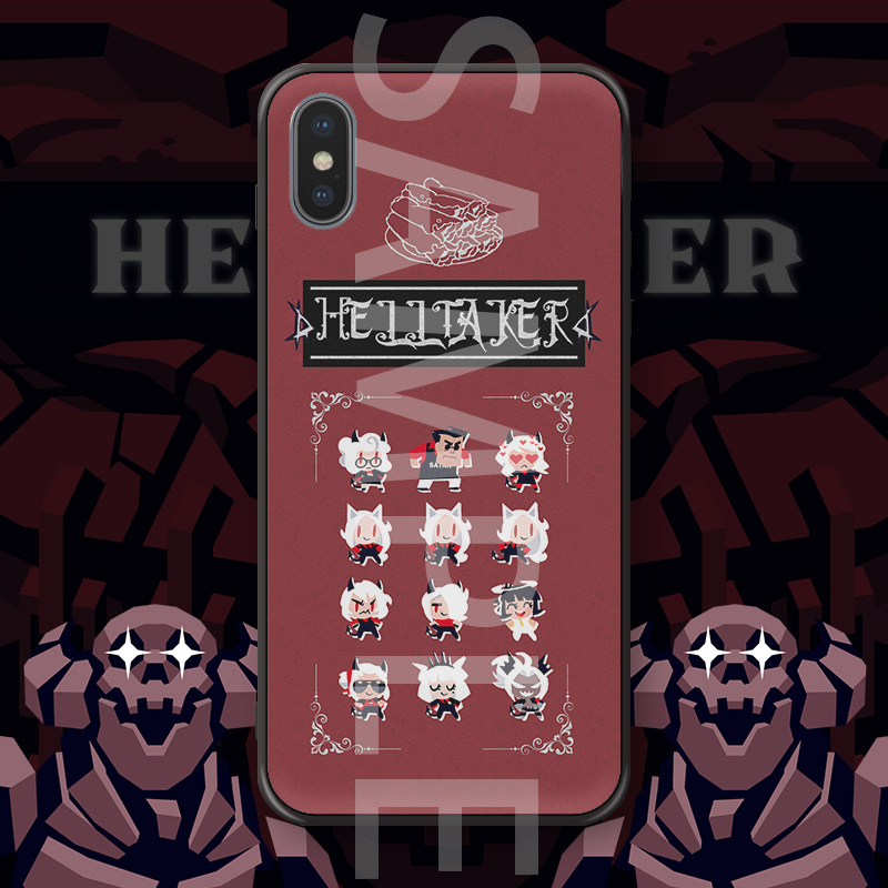 Helltaker地狱把妹王游戏周边苹果华为小米玻璃软硅胶手机壳套