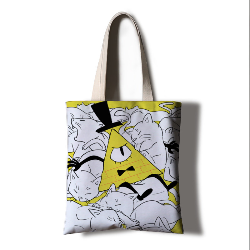 gravityfalls比尔diy单肩包环保