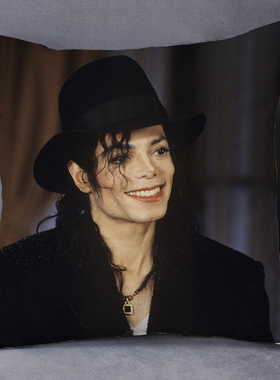 老胡的店迈克尔杰克逊MJ周边同款Michael Jackson抱枕DIY定制专辑
