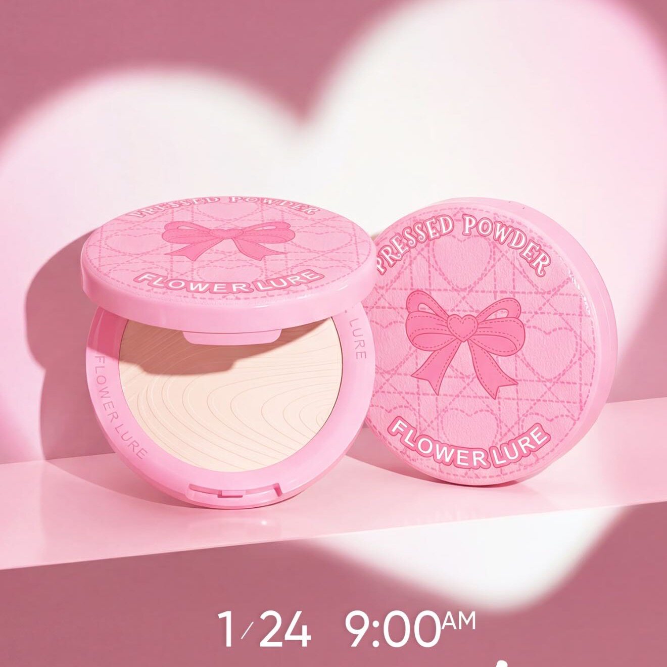 【情人节限定】花间颂粉饼象牙色